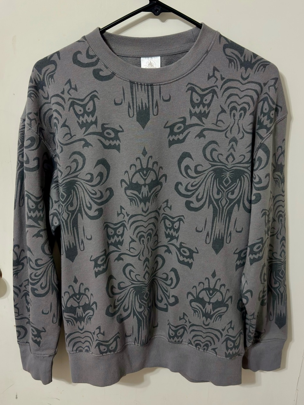 Disney The Haunted Mansion Wallpaper Sweatshirt (Adult Medium)